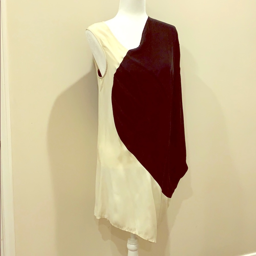 Gold Hawk silk dress